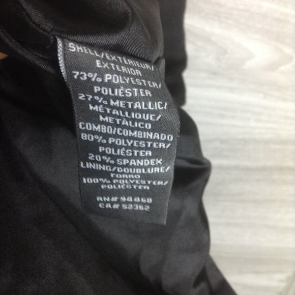 VERA WANG Metallic Jacquard Sheath Dress - Picture 7 of 7